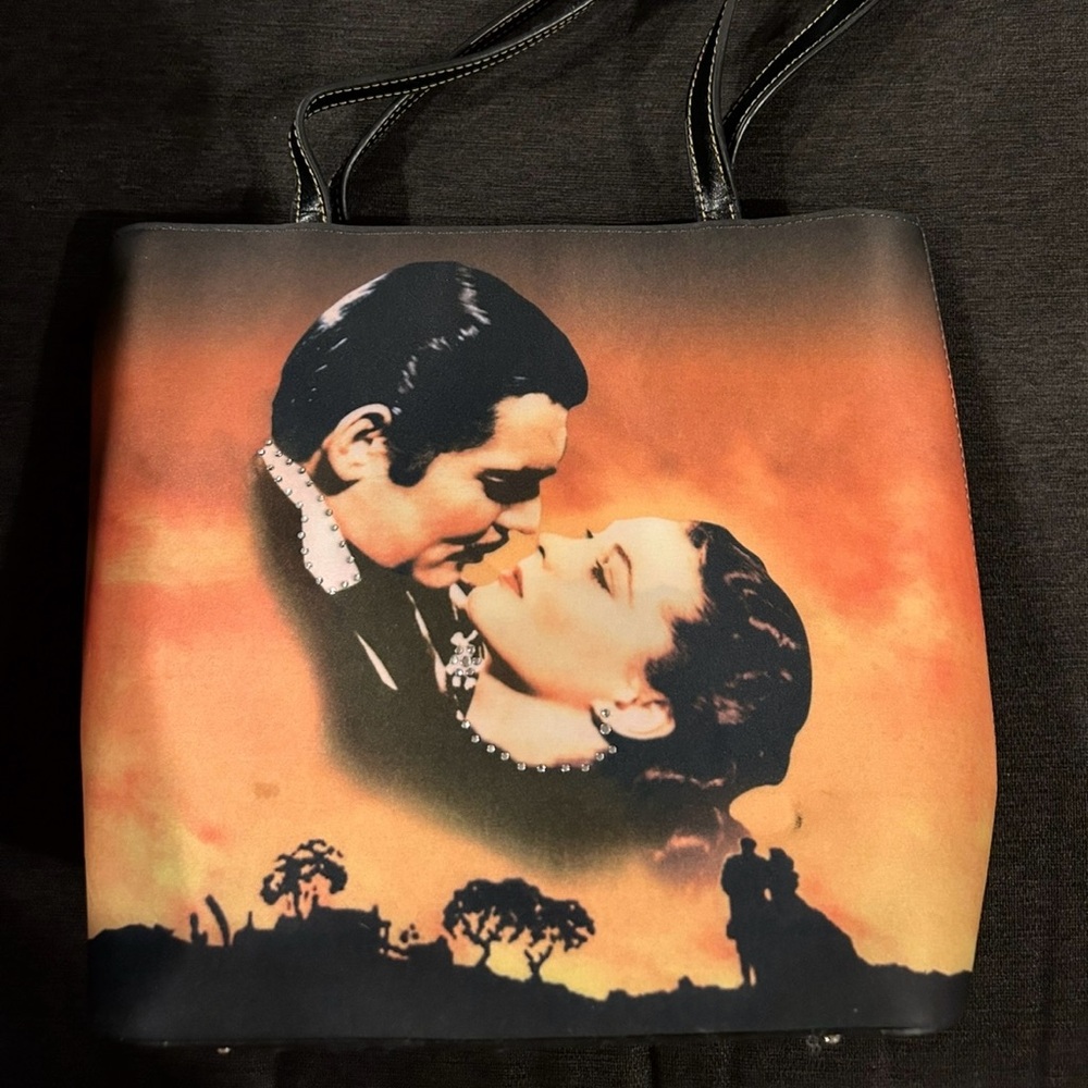 Gone With the Wind purse.Vintage Style with Romantic Print.